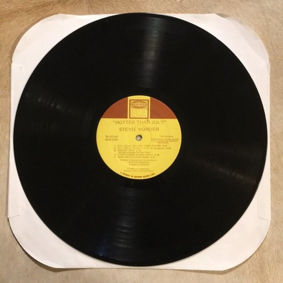 Stevie Wonder - “Hotter Than July” Vinyl LP - Picture 3 of 5